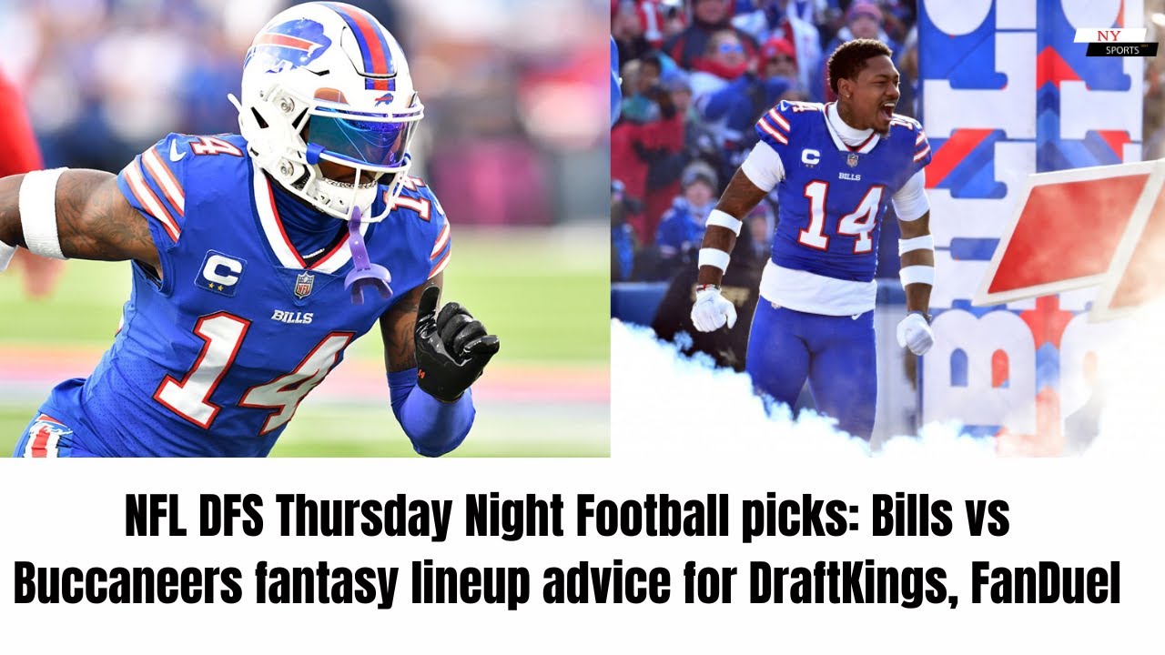 NFL DFS Thursday Night Football Picks Bills Vs Buccaneers Fantasy ...