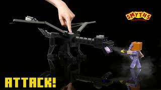 Minecraft Ultimate Ender Dragon and Steve Figure- Smyths Toys