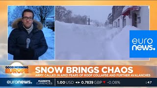 Snow brings chaos in central Europe | #GME