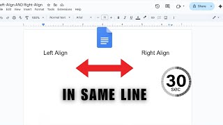 How to Left-Align AND Right-Align on the Same Line in Google Docs 2026