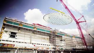 Cruise.co.uk | P\u0026O Cruises Iona Construction Timelapse