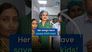 This BOLLYWOOD Singer Saved 3000 Kids With FREE Heart Surgeries! @PalakMuchhalOfficial #shorts