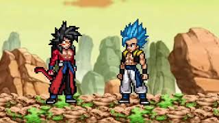 Testando sprite do goku ssj4 god