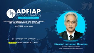 DFI's Moving Forward: Small Industries Development Bank of India (Sivasubramanian Ramann, Chairman)