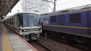 JR西 日本 221系 F03編成 湖西線 B普通 京都行き 山科駅発車 20241215