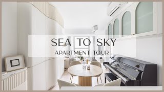 柔和曲線與象牙白色 塑造自然舒適家居 | 日出康城 Sea To Sky | 完工實景 | Inbloom Concept