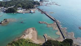 KUビデオ 空撮 和歌山県 田辺市 天神崎～元島 絶景 ドローン