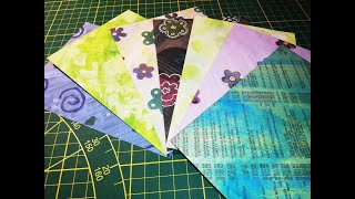 Mass making handmade envelopes altered clothing tags Starving Emma