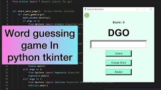 word guessing game in python || python word guessing game with complete source code | Thinkswithyou