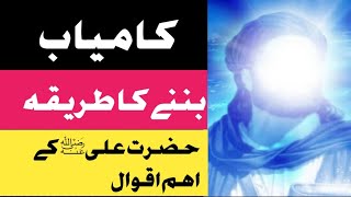 Kamyab Banne Ka Tarika | Hazrat Ali as Aqwal Urdu |islamiurdu کامیاب بننےکاطریقہ مولا علی  اہم اقوال