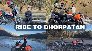 RIDE TO DHORPATAN HUNTING RESERVE | KTMADV250 | DHORPATAN | BINOD BHANDARI