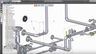 Solid edge tutorial - 38 - Solid edge piping design l Solid edge piping tutorial l Solid edge