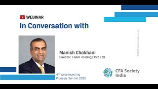 In Conversation with Manish Chokhani | Mod: Navneet Munot, CFA | #VIP4 | 31 October 2020