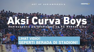 KUMPULAN! aksi Curva Bosy Persela dan suasana pertandingan melawan FC Bekasi City di Tuban!!