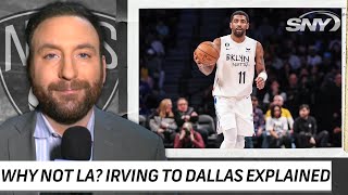 NBA Insider explains why the Nets traded Kyrie Irving to the Mavericks over the Lakers | Ian Begley