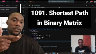 Shortest Path in Binary Matrix | Lee's Algorithm | Java
