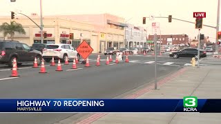 After the Hotel Marysville fire, Highway 70 is finally ready to reopen