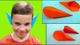 Paper elf ears / Origami