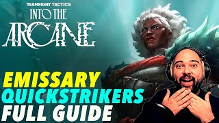 Emissary Quickstrikers (Full Hyper Roll Guide) Ambessa carry - TFT Set 13 (Into The Arcane)