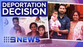 Court delays deportation decision for Tamil family until Friday | Nine News Australia