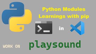Playing Sound/Audio in Python || 'playsound' || Python Modules