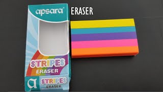 Apsara Stripes Eraser - Indian Rupees 10 - 31