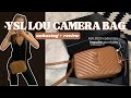 YSL lou camera bag indepth unboxing review + who is this bag perfect for? SaintLaurent Crossbody bag