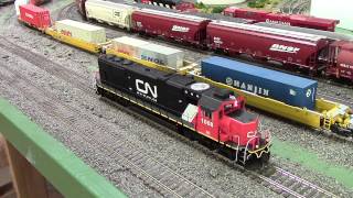 Athearn Genesis HO scale CN SD70 Reveiw