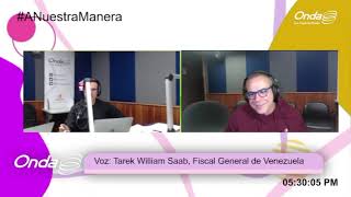 Entrevista al FGR Tarek William Saab sobre investigación anticorrupción en Venezuela