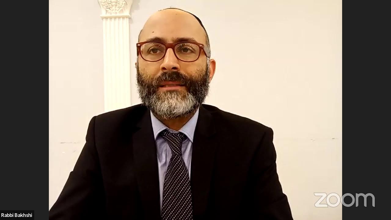 Rabbi Bakhshi B'reshit Class 59 - YouTube