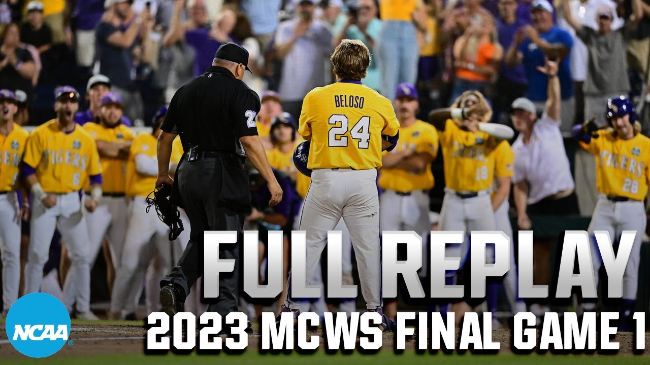 LSU Vs. Florida: 2023 Men's College World Series Final Game 1 | FULL ...