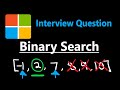 Binary Search - Leetcode 704 - Python