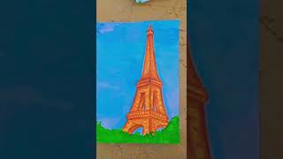 Effile tower🥰💜 #artist #shorts #art #viral #trending #beautiful #paris #effiletower #colorpencil