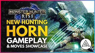 Monster Hunter Rise | New Hunting Horn Weapon Gameplay \u0026 Moves Showcase