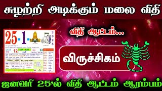 சுழற்றி அடிக்கும் மலை விதி !விதி ஆட்டம் ! விருச்சிகம் ராசிக்கு..ஜனவரி 25'ல் விதியின் ஆட்டம் ஆரம்பம்!