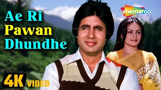 Ae Ri Pawan Dhunde (4K Video) | Bemisal (1982) | Rakhee, Amitabh Bachchan | Lata Mangeshkar Hit Song