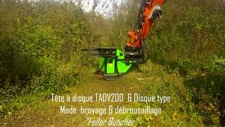 TADV200 VIGNEAU Disque type - Broyage et débroussaillage