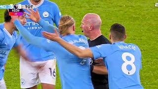 🤬Erling Haaland's Furious Reaction to Referee Simon Hooper after Manchester City vs Tottenham 🤯😳