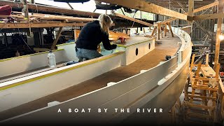 How to Protect a Marine Plywood Cockpit for Years of Sailing Ahead! Building a Wooden Boat DIY EP 77