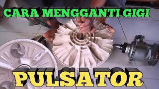 CARA SERVIS PULSATOR.CARA MELEPAS GIGI PULSATOR.CARA MEMBUKA PULSATOR.CARA MELEPAS INTI PULSATOR