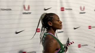 Sha’Carri Richardson No Comment After Qualifying For 100m, 200m For World Championships At USAs