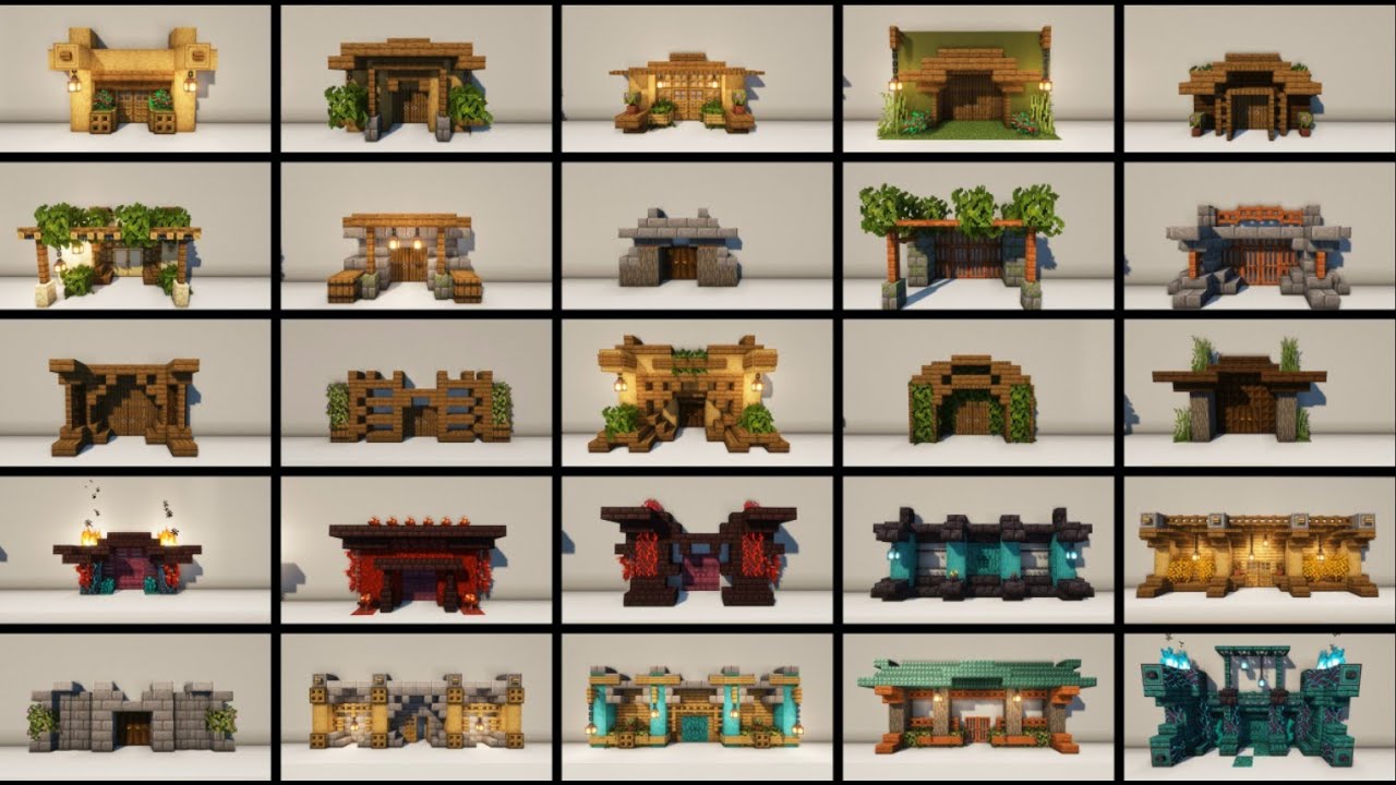 Minecraft Doorway Design Design Talk