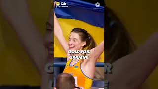 Wining gold for Ukraine in indoor championship 2022 Yaroslava Mahuchikh  #shorts #sports #athlete