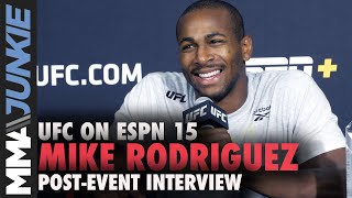 Mike Rodriguez knew he could get big KO from clinch | UFC on ESPN 15 post-fight interview