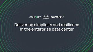 Delivering simplicity and resilience in the enterprise data center