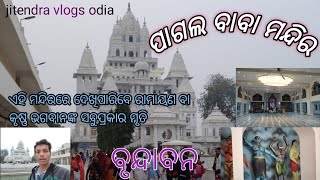 ପାଗଲ ବାବା ମନ୍ଦିର🙏ବୃନ୍ଦାବନ ଏହି ମନ୍ଦିରରେ ଦେଖିପାରିବେ ରାମାୟଣ ବା କୃଷ୍ଣ ଭଗବାନଙ୍କ ମୃତି#jitendravlogsodia