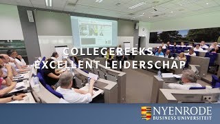 Collegereeks Excellent Leiderschap | Nyenrode Business Universiteit