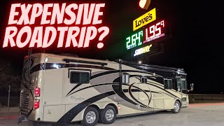 HOW MUCH DOES IT COST IN FUEL TO DRIVE A 42' MOTORHOME FROM ARIZONA TO FLORIDA?