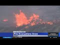 More evacuation orders issued as Fairview Fire continues rapid growth