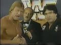 Paul Orndorff Ricky Steamboat cut a promo on Don Muraco Bob Orton - 6/8/1985 - WWF